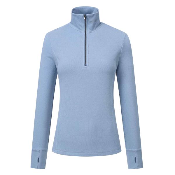 HV POLO Tech Top HVPVeronique Langarm, Mist Blue (hellblau)